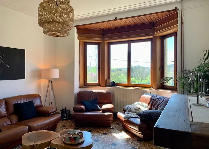 Gezellige Villa Met Houtkachel, Sauna En Zonnige Tuin בית נופש Doische